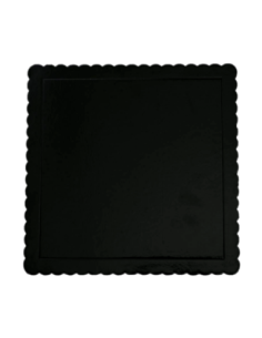 BASE TARTA CUADRADA NEGRA 20X20