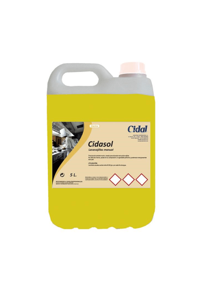 LAVAVAJILLAS MANUAL CIDAL CIDASOL 5 LITROS