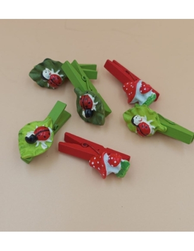 PINZAS MARIQUITAS/SETAS P/12 UND