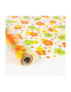 ROLLO CELOFAN 70X50 FLORES Y POLLITOS PASCUA