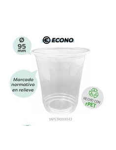 VASO TRANSPARENTE 350 ML VAPETR000043 12 OZ T/50 C/1000