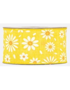 CINTA MARGARITAS AMARILLA 40MMX20M 4532M25