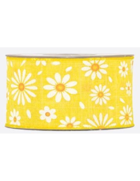 CINTA MARGARITAS AMARILLA 40MMX20M 4532M25