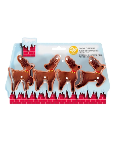 SET WILTON MINI CORTADOR GALLETAS RENO