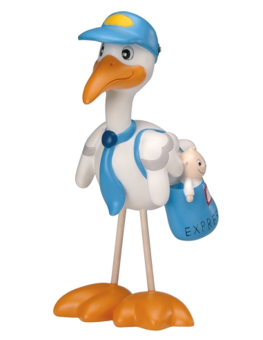 CIGÜEÑA CARTERA EXPRESS AZUL 16CM 120306