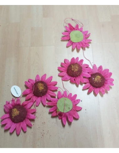 GIRASOLES GUIRNALDA ROSA PACK 6UNI 70134