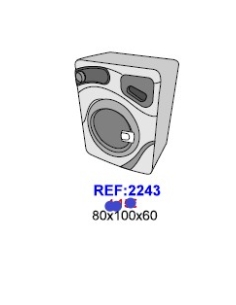 MOLDE CHOCOLATE LAVADORA 80x100x60 2243