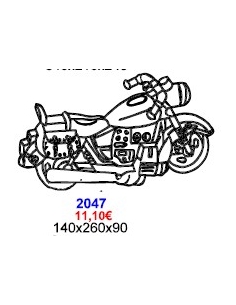 MOLDE CHOCOLATE MOTO REF.2047 140x260x90