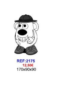 MOLDE CHOCOLATE MR. POTATO 170x90x90 2175