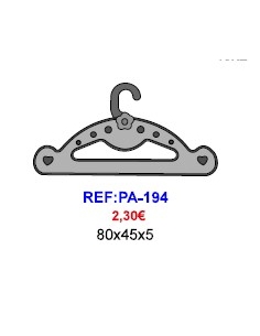 MOLDE CHOCOLATE PERCHAS PA194 80x45x5