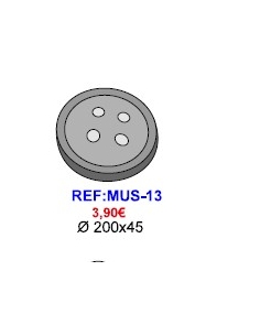 MOLDE CHOCOLATE MUS13 200x45