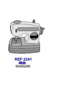 MOLDE CHOCOLATE MAQUINA COSER 95x60x90 2241