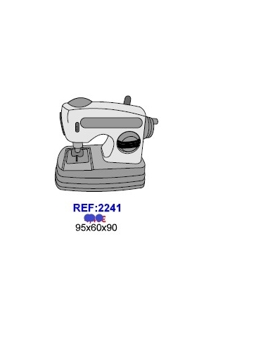 MOLDE CHOCOLATE MAQUINA COSER 95x60x90 2241