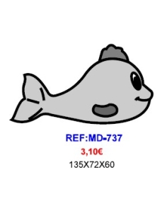 MOLDE CHOCOLATE BALLENA 135X72X60 MD-737