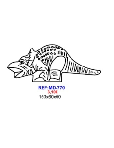 MOLDE CHOCOLATE DINOSAURIO MD770