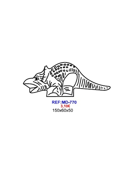 MOLDE CHOCOLATE DINOSAURIO MD770