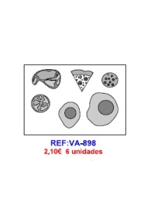 MOLDE CHOCOLATE COMIDA VARIADA VA-898