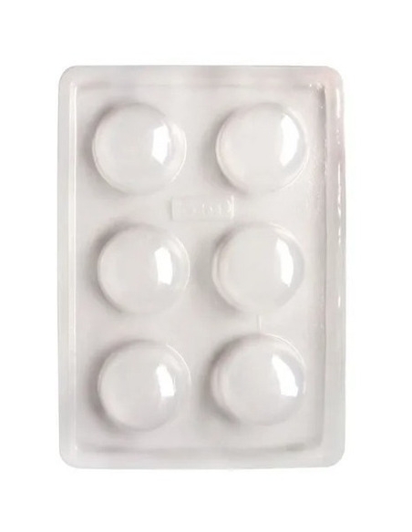 MOLDE CHOCOLATE ESFERA 4,1CM 6 CAVIDADES