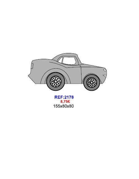 MOLDE CHOCOLATE COCHE 2178 155X80X80