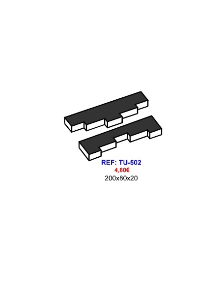 MOLDE TURRON TU-502 200X80X20