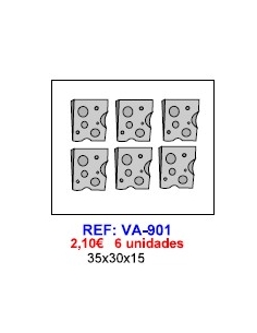 MOLDE CHOCOLATE CUÑAS QUESO AGUJEROS VA-901 35X30X15
