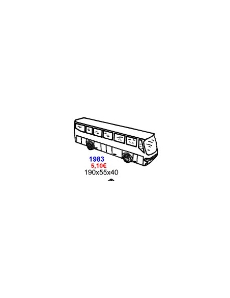 MOLDE CHOCOLATE AUTOBUS 190x55x40