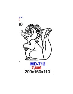 MOLDE CHOCOLATE ARDILLA MD-712