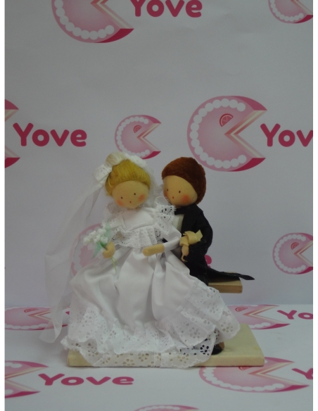 PAREJA NOVIOS BLANCO CRYU 462