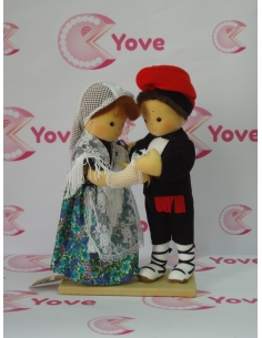 PAREJA NOVIOS CATALANES Gran: Ref: 017 35CM