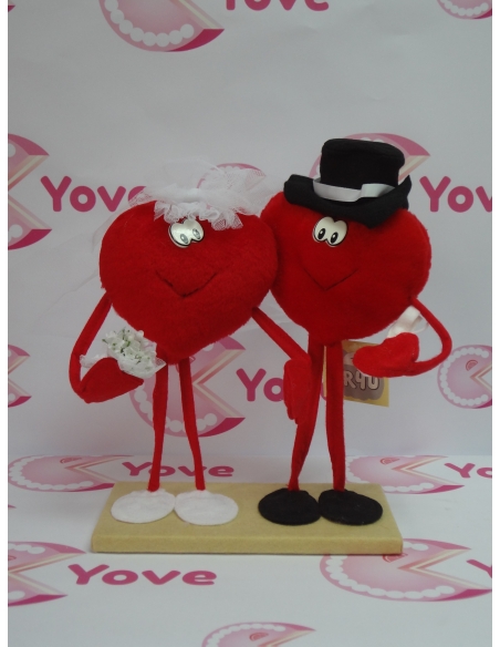 PAREJA NOVIOS CORAZON REF: 019-023-024 CRYU