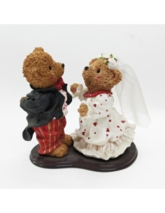 PAREJA NOVIOS OSOS GRANDES CERAMICA REF 1041