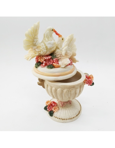 CALIZ FUENTE PAREJA PALOMAS BLANCOS