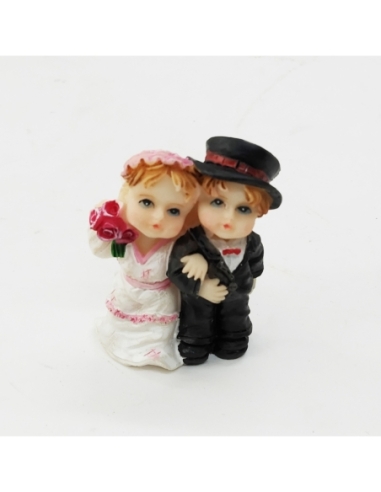 PAREJA NOVIOS CERAMICA MINI 7 CM