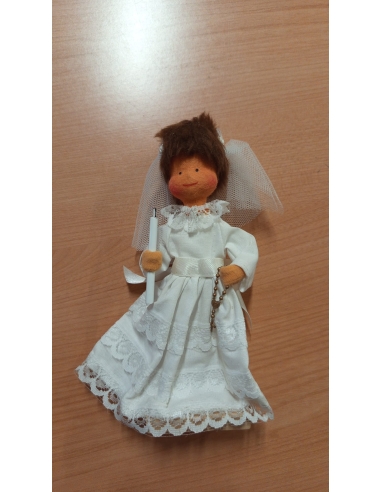 NIÑA COMUNION RUBIA O MORENA ROSARIO ORO