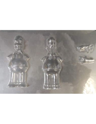 MOLDE CHOCOLATE HOMMER SIMPSON 13X5