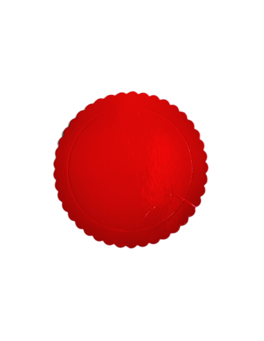 BASE TARTA REDONDA FINA ROJA 30CM