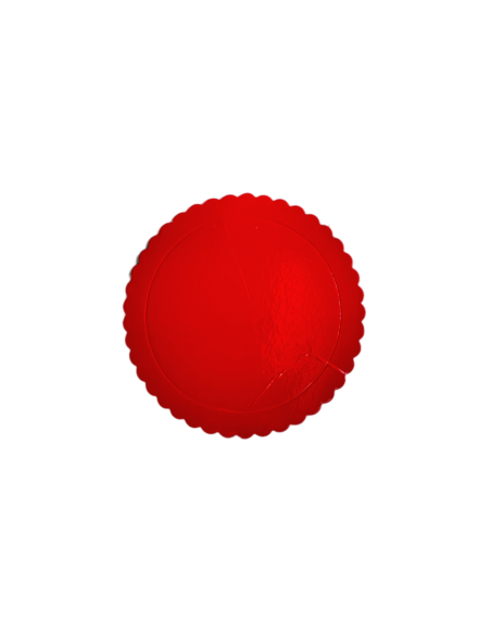 BASE TARTA REDONDA FINA ROJA 30CM