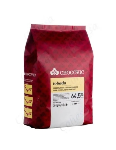 COBERTURA CHOCOLATE CHOCOVIC NEGRA TOBADO S/5 KG