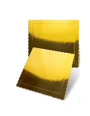 BASE TARTA CUADRADA ORO 30X30 CM