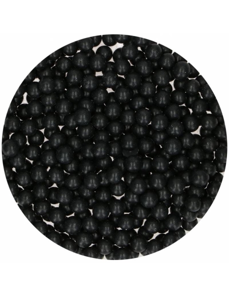PERLAS AZUCAR NEGRAS 4 MM FUNCAKES B/80 GR