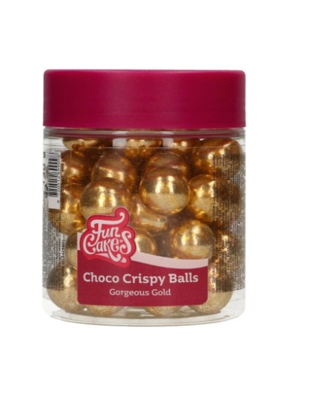 BOLAS CRUJIENTES DE CHOCOLATE 130 GR ORO