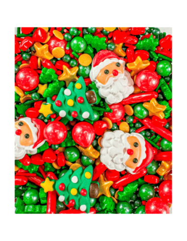 SPRINKLES PAPA NOEL Y ARBOL 90 GR AZUCREN
