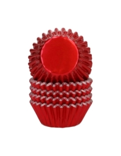 MINI CAPSULAS METALIZADAS ROJAS WILTON 160 UND