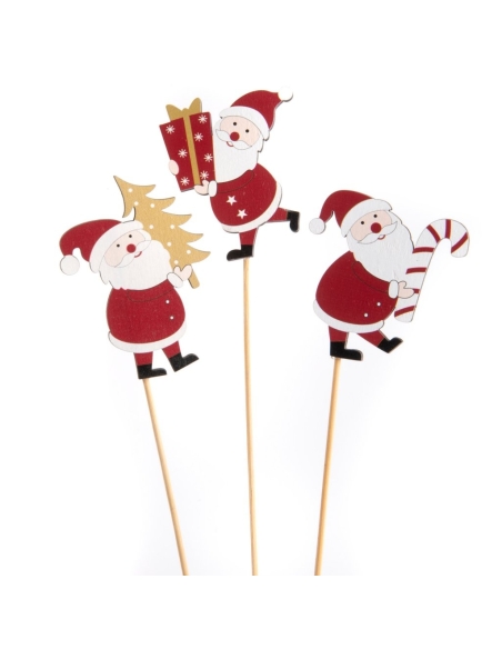 PICK PAPA NOEL SURTIDO  7CM