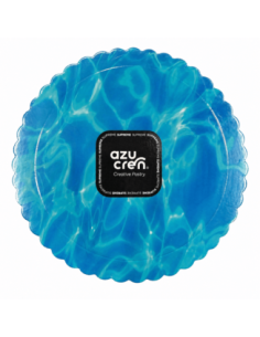 BASE REDONDA FINA AGUA 25 CM