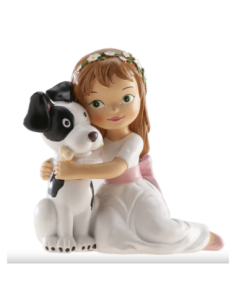 NIÑA COMUNION CON PERRO 315122